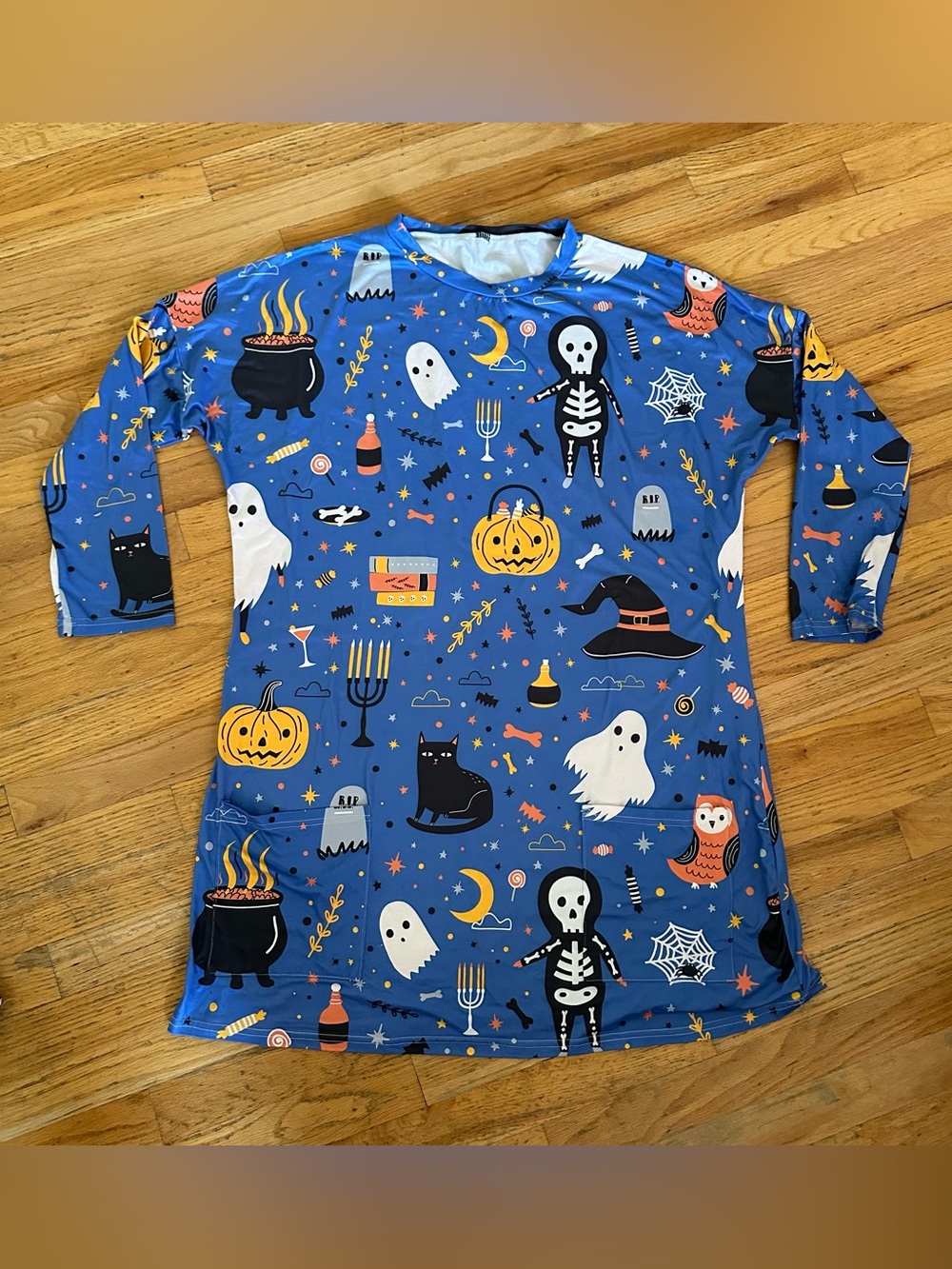 Women’s Halloween Nightgown Sleep Shirt Size XL